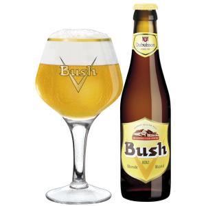 Bush Blonde bouteille 33cl & verre